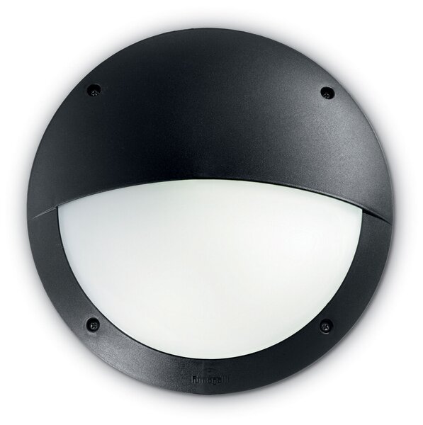 POLAR-2 AP1 venko přisazené svítidlo 1x E27 23W bez zdroje 30cm IP66, černé