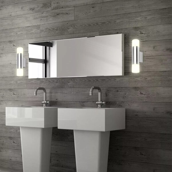 Briloner - LED Koupelnové nástěnné svítidlo 2xGU10/4,8W/230V IP44 3000K chrom