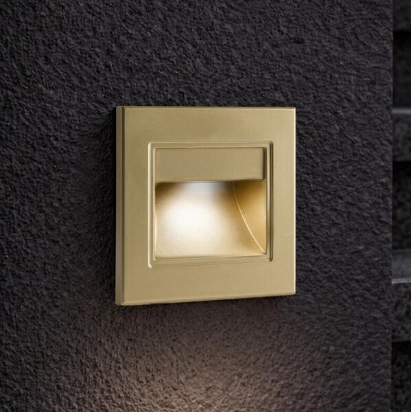 Brilagi - LED Schodišťové svítidlo STEP LIGHT LED/1,5W/230V IP44 zlatá