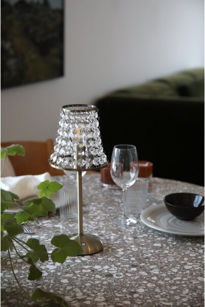 Markslöjd 109125 - LED Stm. nabíjecí stolní lampa LIORA 1xE14/2W/2000 mAh mosaz