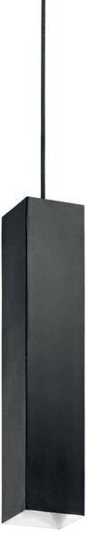 SKY SP1 závěsné svítidlo 1x GU10 LED 7W 610lm 3000K hranaté IP20, černé