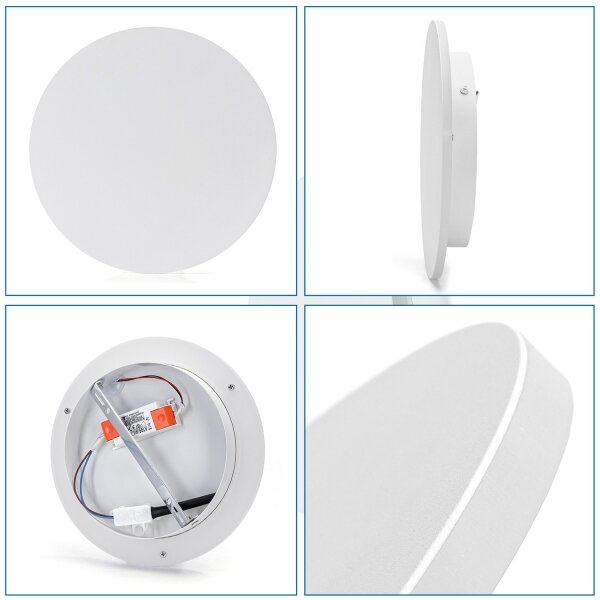 Aigostar - LED Nástěnné svítidlo LED/12W/230V 6500K 25 cm bílá