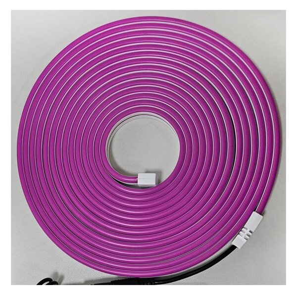 LED Flexibilní pásek NEON LED/10W/230V 5 m IP65 fialová