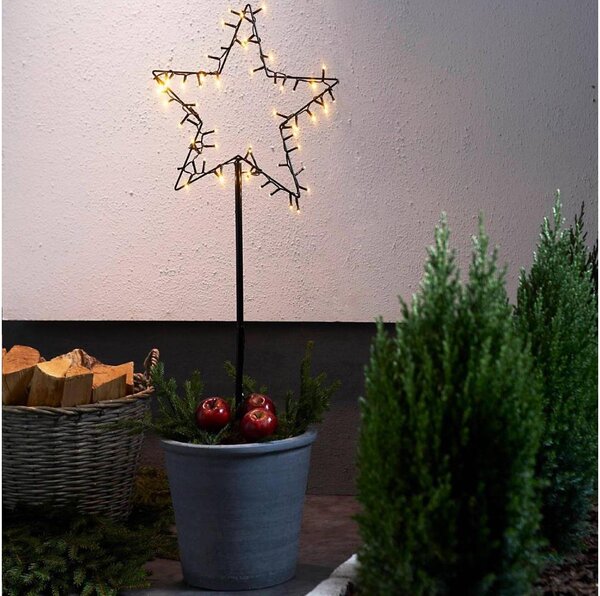 Eglo 411175 - LED Venkovní vánoční dekorace SPIKY LED/3xAA IP44 hvězda