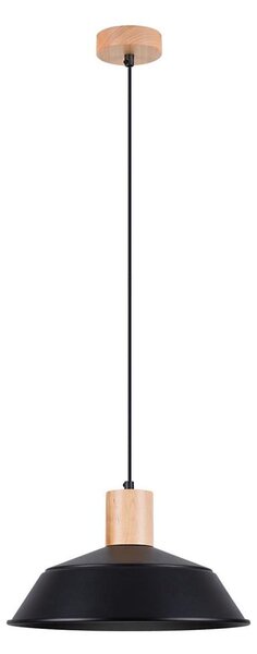 Sollux SL.1322 - Lustr na lanku FANO 1xE27/15W/230V pr. 34 cm černá