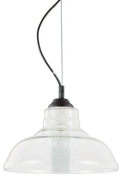BISTRO' SP1 PLATEzávěsné svítidlo 1x E27 60W bez zdroje 28cm IP20, transparentní
