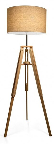 KLIMT PT1 stojací lampa 1x E27 60W bez zdroje 161cm IP20, přírodní dřevo