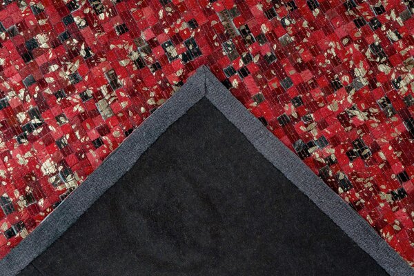 BĚHOUN, 80/150 cm, červená, barvy zlata Kayoom - Online Only koberce & rohožky, Online Only