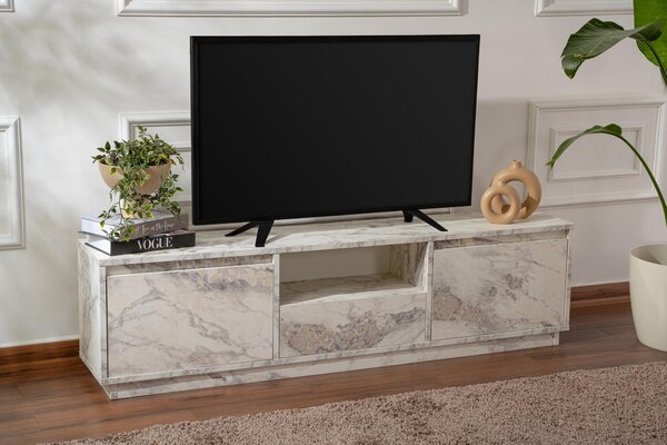 TV skříňka Vangarella (mramor). Akce -24%