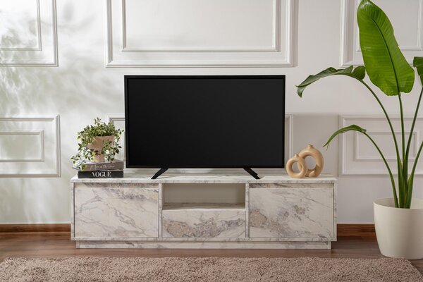 TV skříňka Vangarella (mramor). Akce -24%