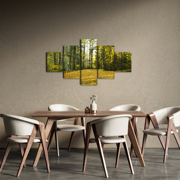 Obraz - les na podzim (125x70 cm)