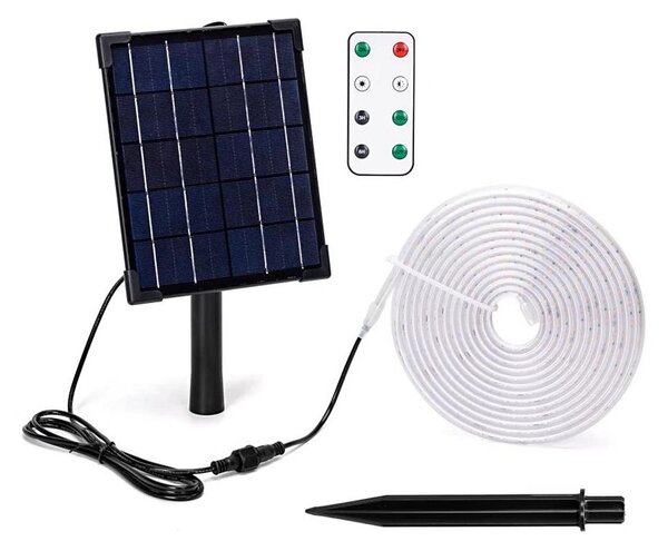 Aigostar - LED Stmívatelný solární pásek LED/5W/3,2V 5 m 2700K IP65 + DO