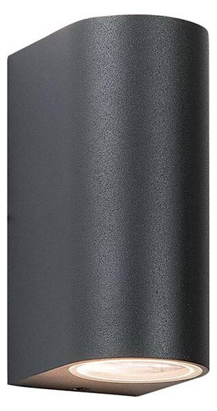 Zambelis E122 - Venkovní nástěnné svítidlo 2xGU10/15W/230V IP54 antracit