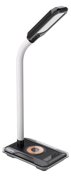 Immax 08989L - LED RGBW Stmívatelná stolní lampa s Qi nabíjením 30W/230V černá