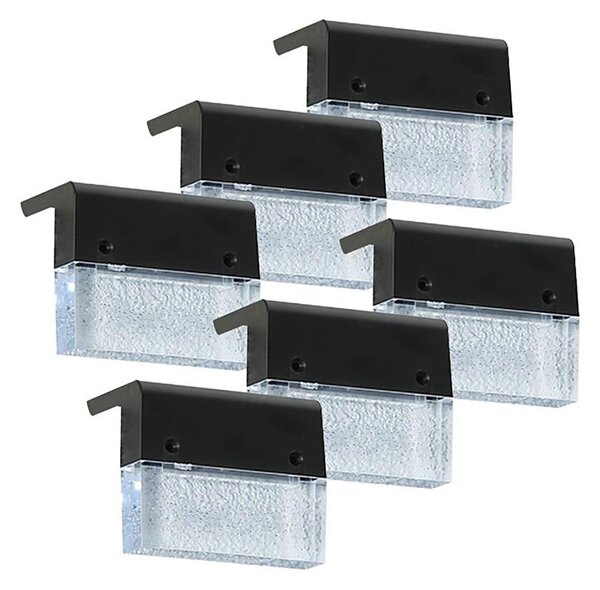 Immax 08501C - SADA 6x LED RGB Solární nástěnné svítidlo LED/1W/1,2V 3500K IP65