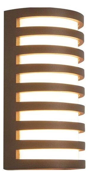 Zambelis E341 - LED Venkovní nástěnné svítidlo LED/10W/230V 3000K IP65 hnědá
