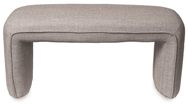 Somcasa Hnědošedá lavice Catania 100 cm