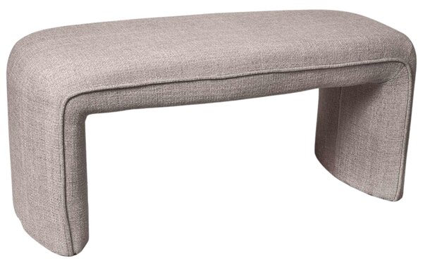 Somcasa Hnědošedá lavice Catania 100 cm