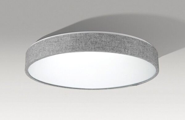Collodi 48 přisazené svítidlo LED 50W 3390lm 3000-6500K 48cm kulaté IP20, šedé + ovladač