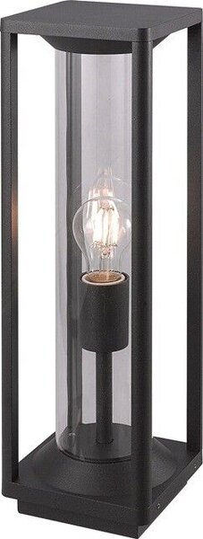 MIKKEL venkovní sloupové svítidlo 1x E27 40W bez zdroje 50cm IP65, černé