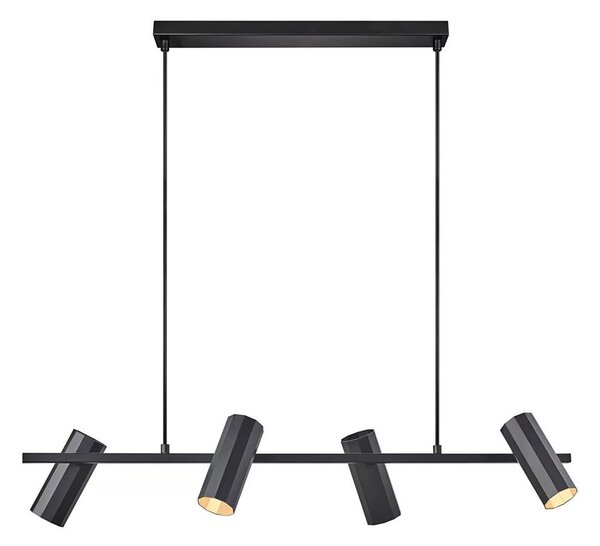 Nordlux - Lustr na lanku ALANIS 4xGU10/15W/230V černá