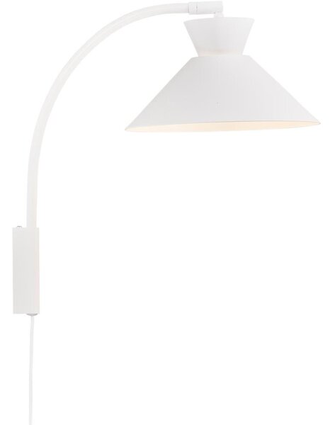 Nordlux - Nástěnná lampa DIAL 1xE27/40W/230V bílá