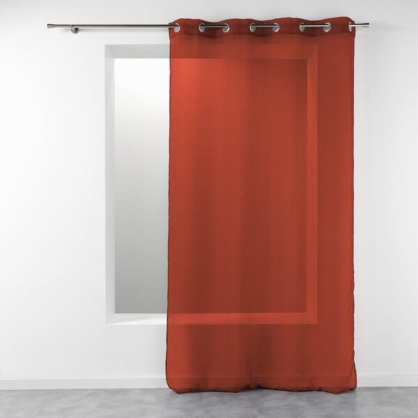 V terakotové barvě záclona 140x240 cm Telma – douceur d'intérieur