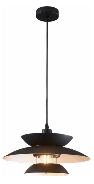 Lustr na lanku BERIT 1xE27/20W/230V černá
