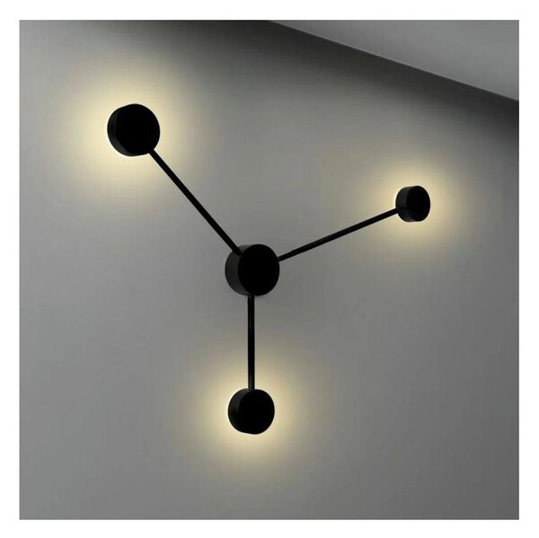 LED Nástěnné svítidlo JOY 3xGX53/6W/230V černá