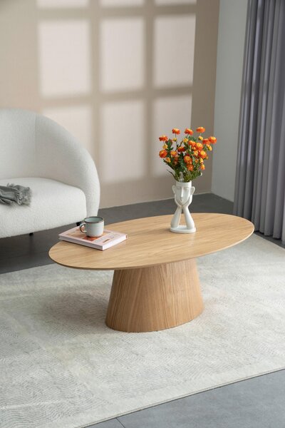 KONFERENČNÍ STOLEK, barvy dubu, dřevo, kompozitní dřevo, 110/60/40 cm MID.YOU - Konferenční stolky, Online Only