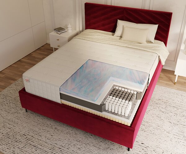Taštičková matrace LUMINO SILVERCARE 80x200 cm 29 cm