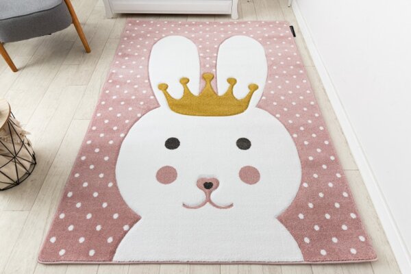 Koberec PETIT BUNNY KRÁLÍK růžový