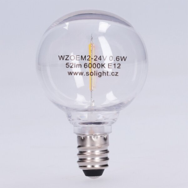 LED Žárovka G40 E12/0,6W/24V 6000K - Brilagi