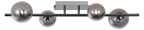 Wofi 7014-405W - LED Přisazený lustr VILLA 4xG9/3W/230V černá