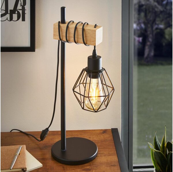 Eglo 44079 - Stolní lampa TOWNSHEND 1xE27/60W/230V