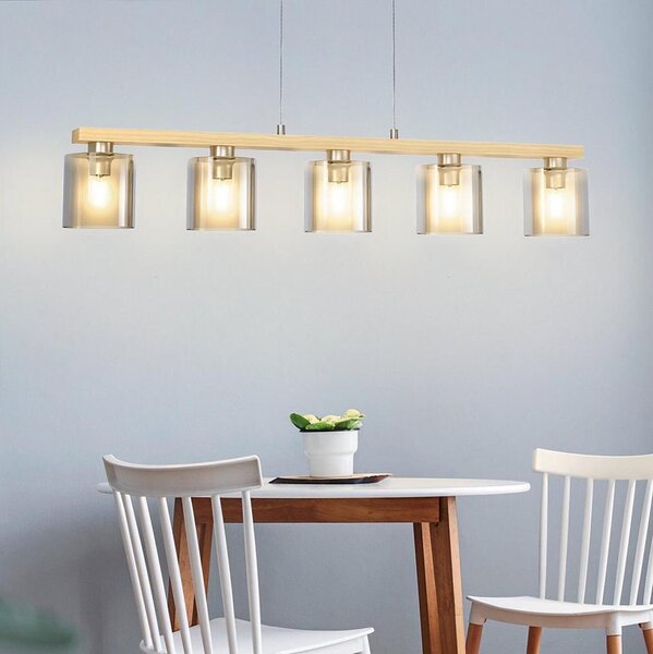 Eglo 901292 - Lustr na lanku CASTRALVO 5xE27/28W/230V