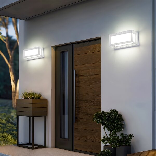Brilagi - Venkovní nástěnné svítidlo PARKER 1xE27/60W/230V bílá IP44