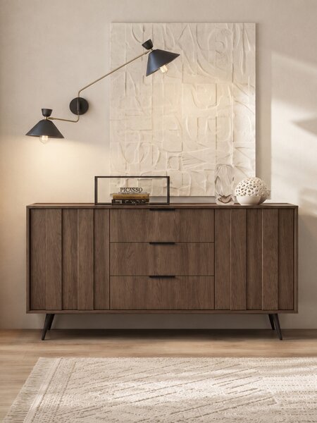 Komoda s šuplíky Flaro 153 cm - dub dunin