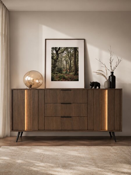Komoda s šuplíky Flaro 153 cm - dub dunin