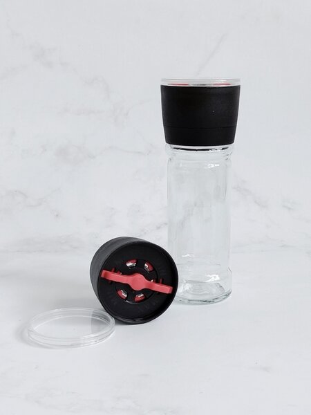 Kořenka skleněná NIKO 120 ml s nastavitelným mlýnkem