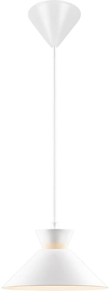Nordlux - Lustr na lanku DIAL 1xE27/40W/230V pr. 25 cm bílá