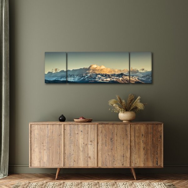 Obraz - vrcholky velehor (170x50 cm)
