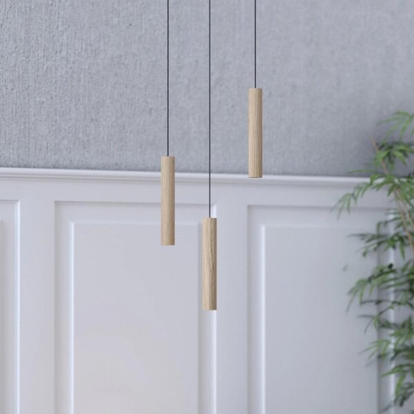 Umage Dubové závěsné LED světlo Chimes 3,5 cm