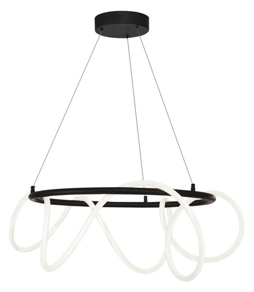Zuma Line 20006PL-BK - LED Lustr na lanku BALBO LED/58W/230V 3000/4000/6000K