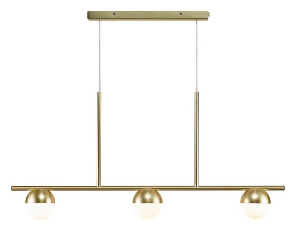 Nordlux - Lustr na lanku CONTINA 3xG9/5W/230V mosaz