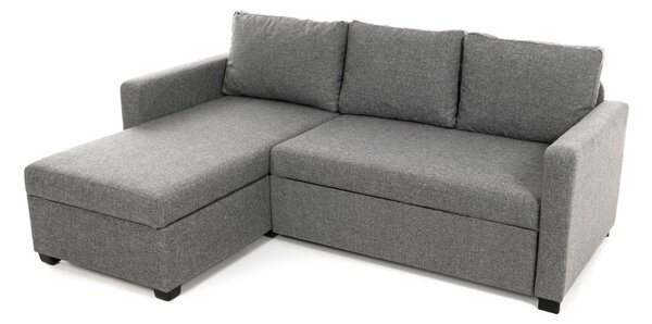 Rohová sedačka Kadina (šedá) (L). Akce -25%