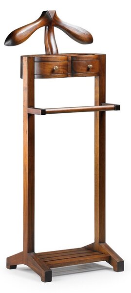 Koloniální masivní němý sluha Flamingo z mahagonového dřeva 122cm
