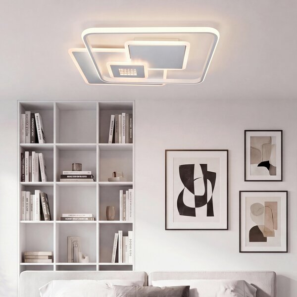 STROPNÍ LED SVÍTIDLO, 50,3/50,3/6 cm Novel - Stropní svítidla