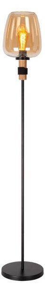 Lucide 45708/01/62 - Stojací lampa ILONA 1xE27/40W/230V černá/béžová
