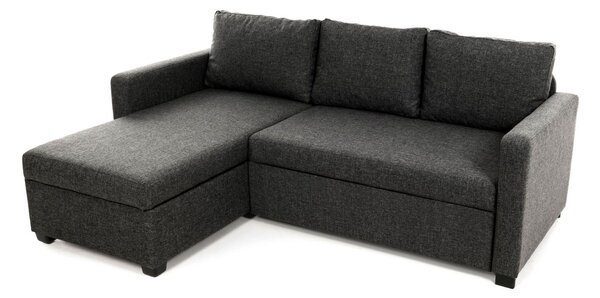 Rohová sedačka Kadina (šedá) (L). Akce -25%